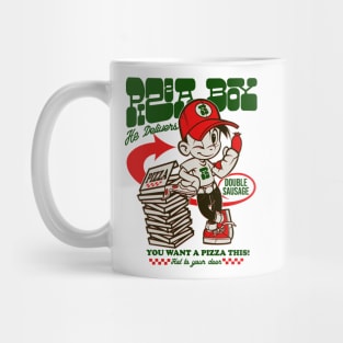 Pizza Boy he Delivers Mug